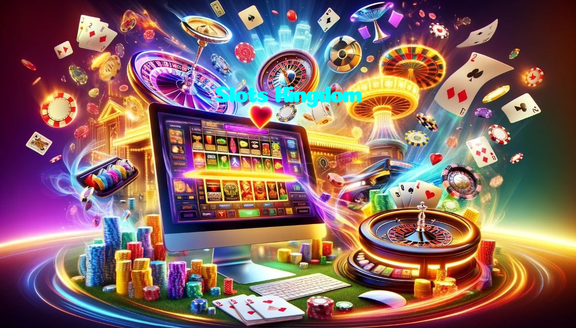 Slots Kingdom casino presented on mobile device in Pakistan with slots and live games